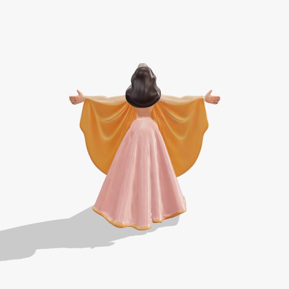 Graceful Princess Gown model pack